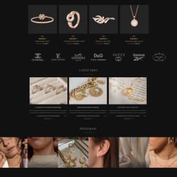 Golden Dream - Jewelry & Fashion Accessories Store Ce template Pres...