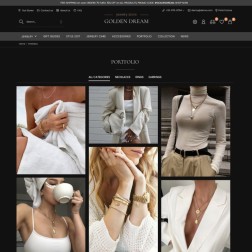 Golden Dream - Jewelry & Fashion Accessories Store Ce template Pres...