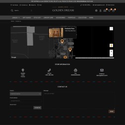 Golden Dream - Jewelry & Fashion Accessories Store Ce template Pres...