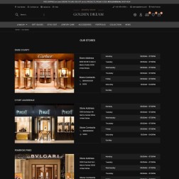 Golden Dream - Jewelry & Fashion Accessories Store Ce template Pres...